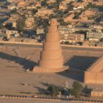 La minaret hélicoïdale de la Grande Mosquée de Samarra, en Irak