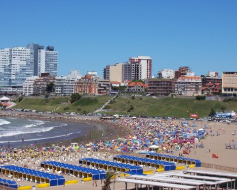 Mar del Plata beach, Argentina, where pastor Hurtado founded his evangelical sect