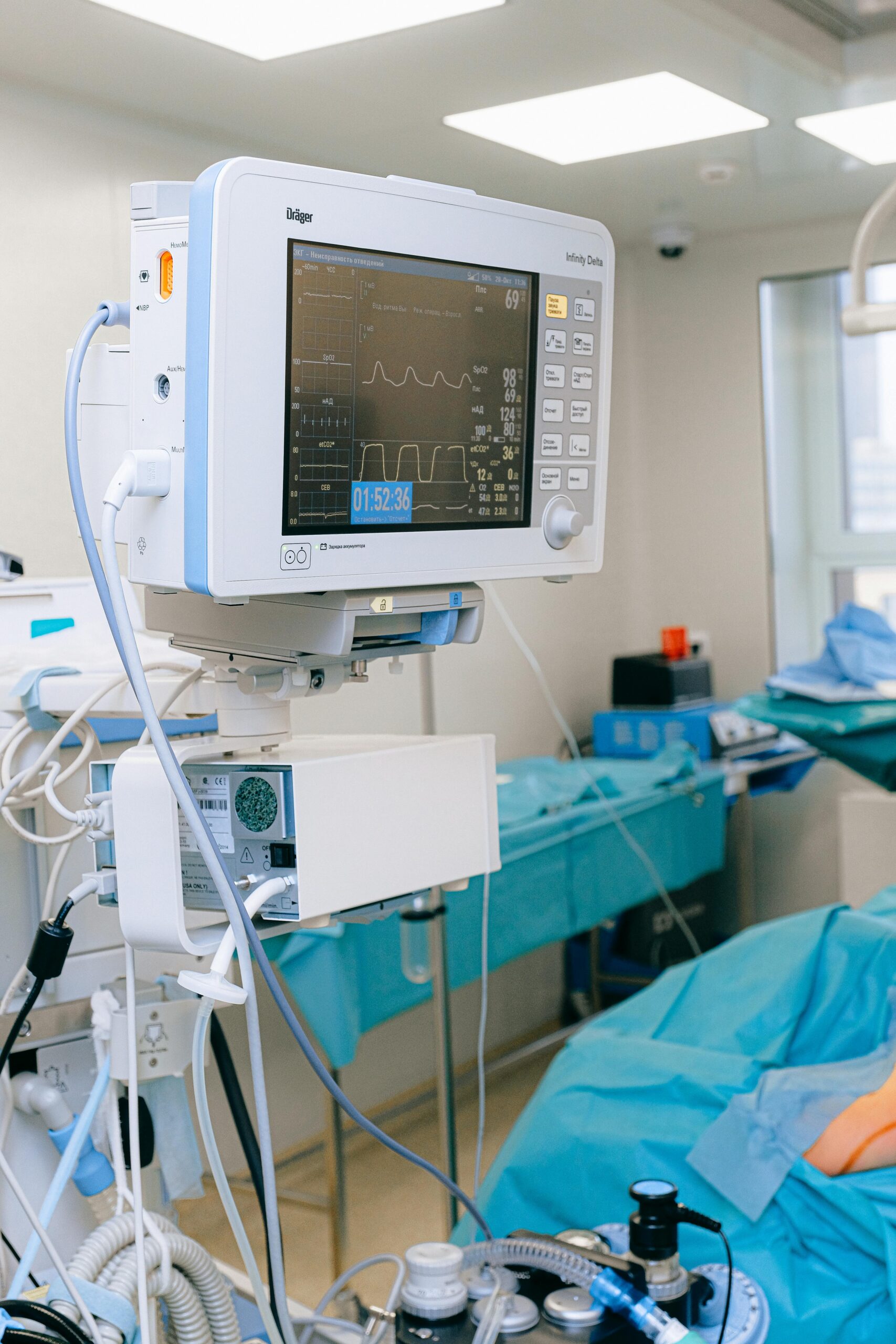 Sterile surgical scalpel used for medical procedures