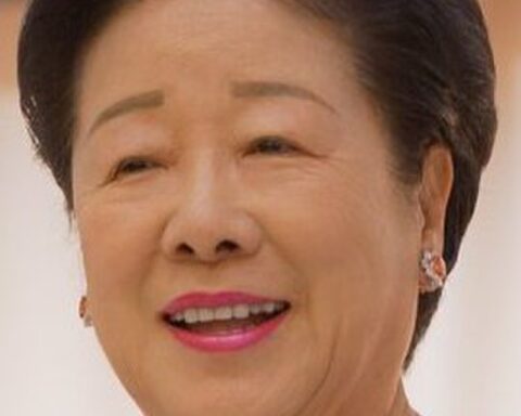 Han Hak-ja, leader of the Unification Church (Moonies), South Korea