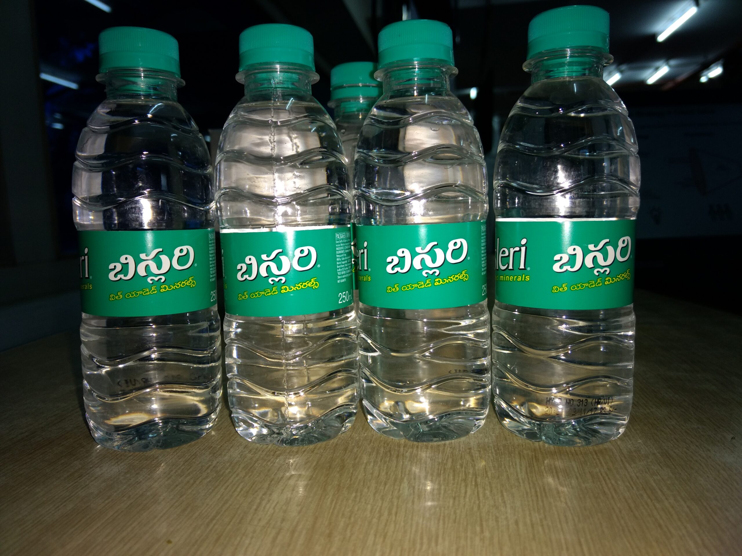 Indian Bisleri water bottles — "Botal Baba" claimed to cure cancer by blowing into bottles like these