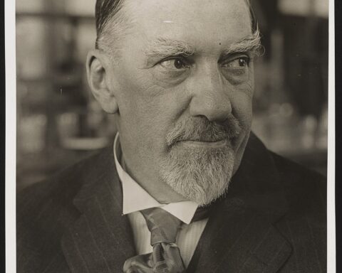Dr. Charles Norris, New York City's first chief medical examiner, circa 1920