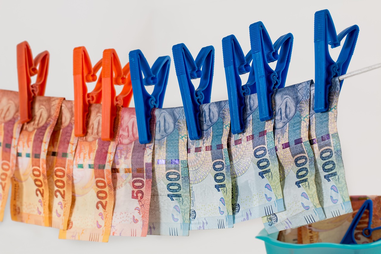 Banknotes linked to a corruption and money laundering case